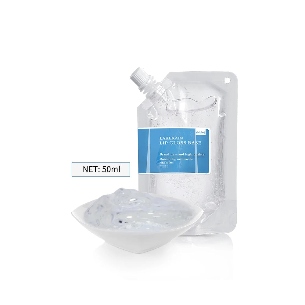 50ml DIY Matte Lip Gloss Base Gel Oil DIY Moisturizing Matte Lipstick Material Gel Lipgloss Base Gel For Handmade Lip Gloss