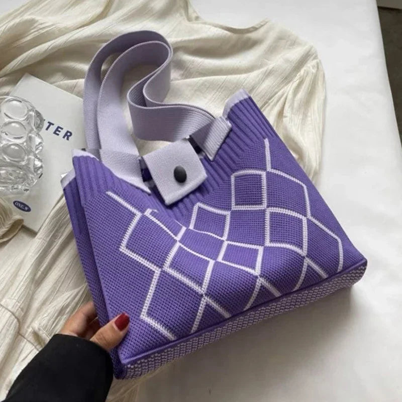 New Fashion Shoulder Bag Large Capacity Women Bags Handheld Versatile Single Shoulder Tote Bags