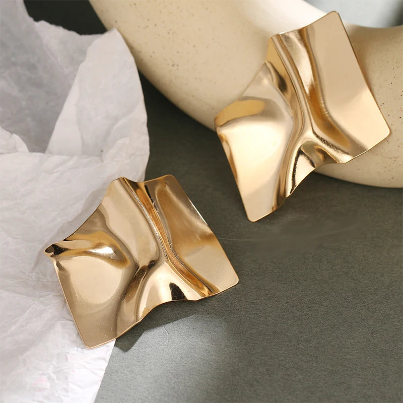 Exaggerated Irregular Drop Earings Women's Fashion Punk Square Geometric Earrings Dangle Wedding Party Ear Accesories Gifts