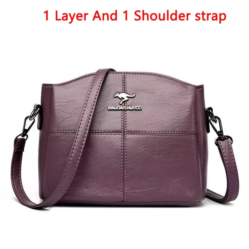 Genuine Brand PU Leather Sac Luxury Handbags Women Bags Designer Shoulder Crossbody Hand Bags for Women 2022 Purses and Handbags