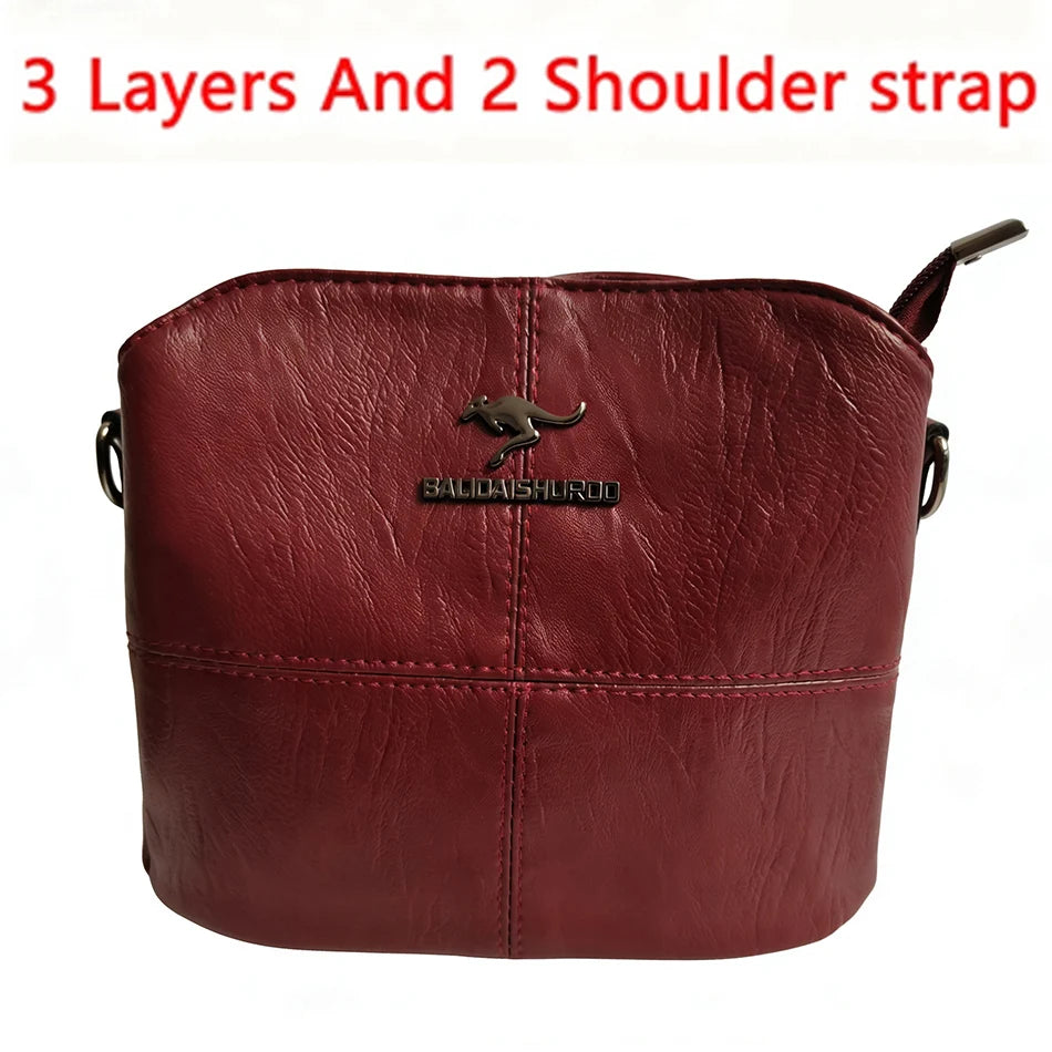 Genuine Brand PU Leather Sac Luxury Handbags Women Bags Designer Shoulder Crossbody Hand Bags for Women 2022 Purses and Handbags