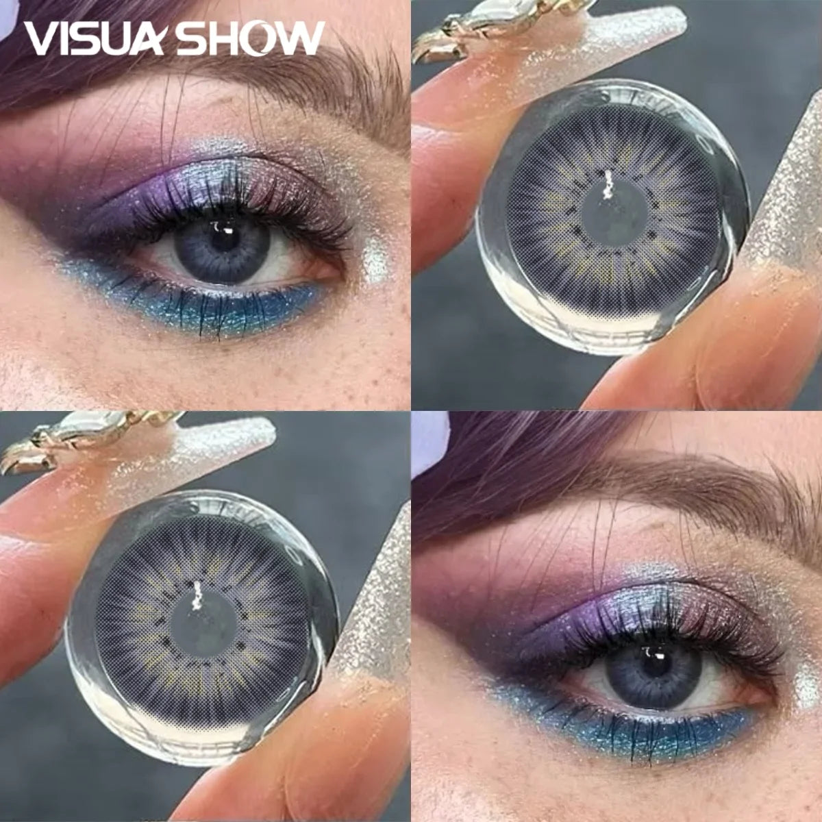 Daily Wear Colored Contact Lenses for Women, Soft Natural Eye Lens, Lightweight Disposable Lens for Simple Makeup and Daily Look