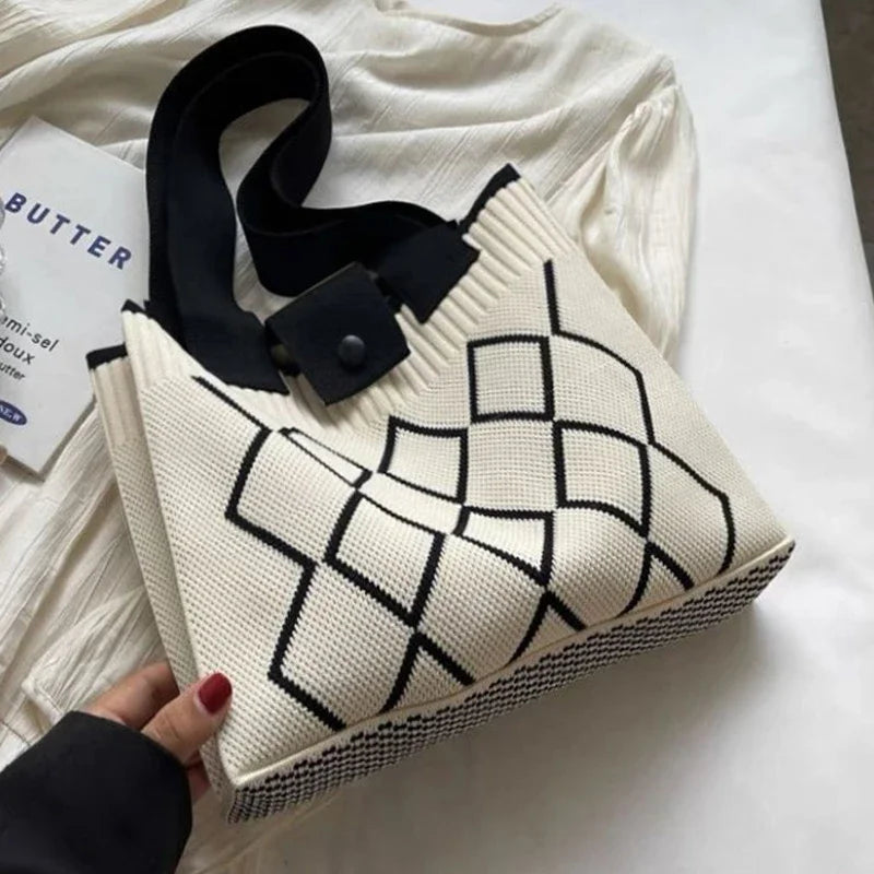 New Fashion Shoulder Bag Large Capacity Women Bags Handheld Versatile Single Shoulder Tote Bags