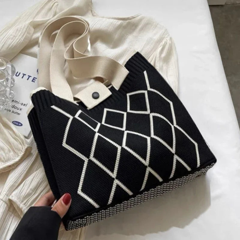 New Fashion Shoulder Bag Large Capacity Women Bags Handheld Versatile Single Shoulder Tote Bags