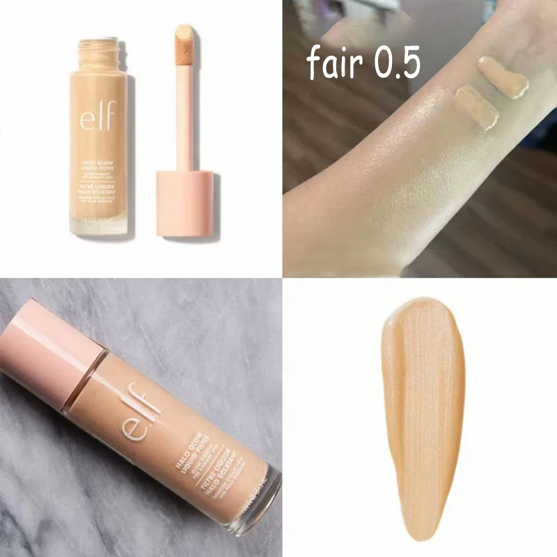 E.l.f Four-color Spray Stable Makeup Effect Foundation Light in Texture Applies Naturally Gel Set Increased Version Jelly75Ml