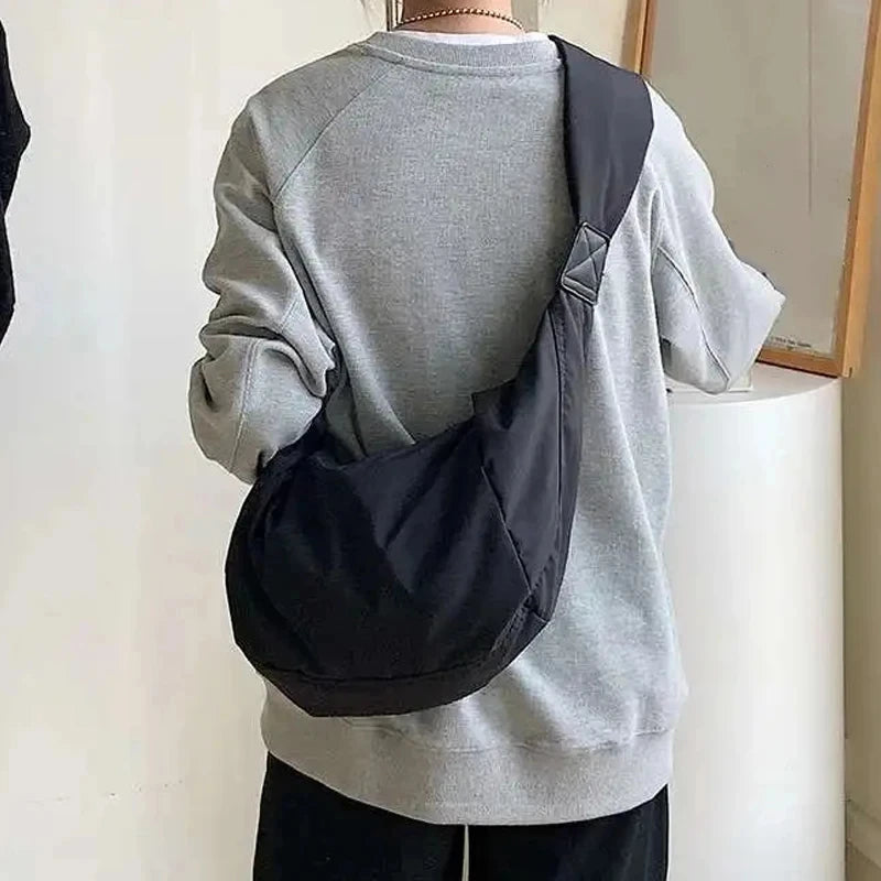 Casual Oxford cloth Women Bags Shoulder Bag Woman Crossbody Bag Hobo Bags Dumpling Bag Large Capacity Female Half Moon Totes