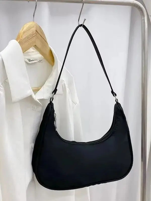 Women Bags Armpit Shoulder Bag Small Shoulder Purse Nylon Underarm Bags Clutch Women Hobos Summer Simple Handbags Bolso Feminina